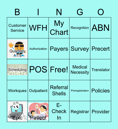 Patient Access Week 2026 Bingo Card