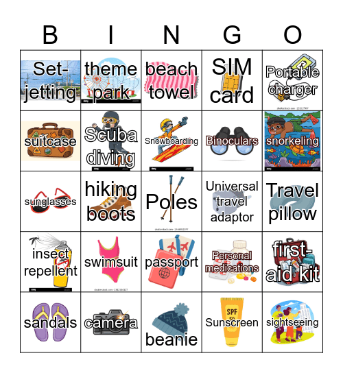 Happy Holidays! Bingo Card