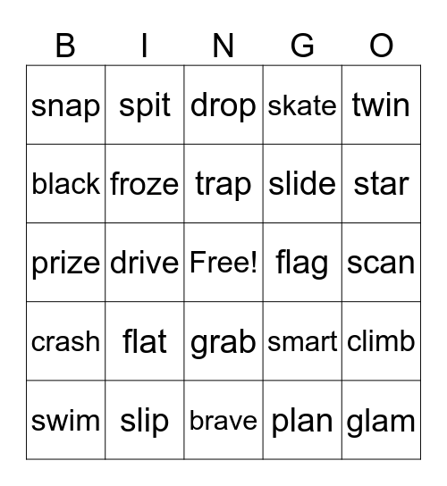 Blend Bingo Card