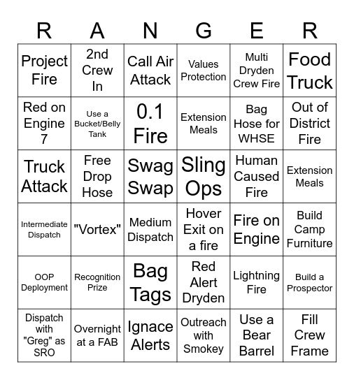 DFMH BINGO 2026 Bingo Card