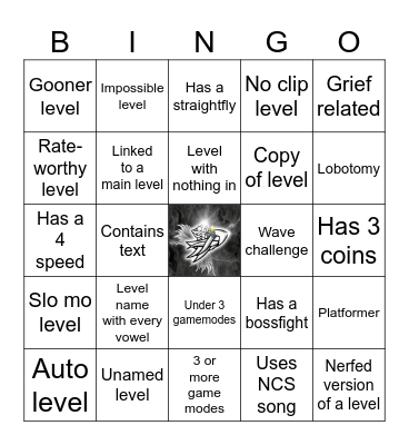 RECENT TAB BINGO!!! Bingo Card