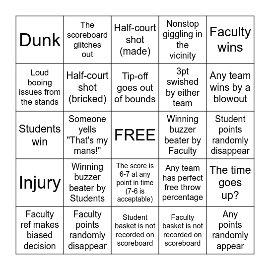 March MADDness Bingo Card