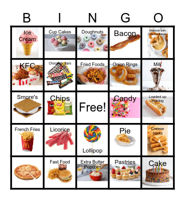 Healthy Bingo Card