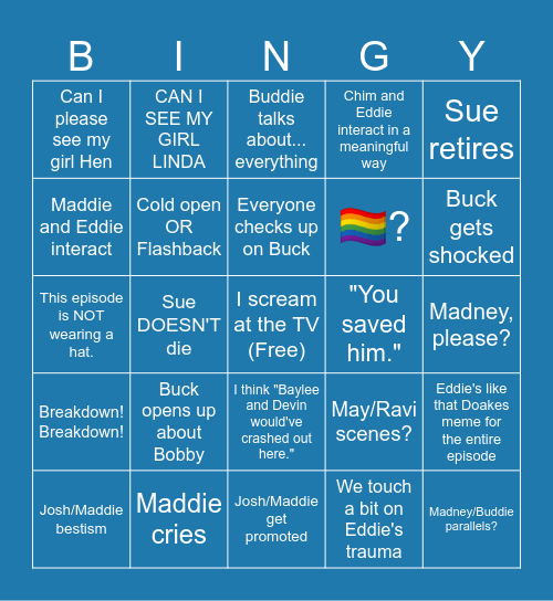 D.I.Y Bingo Card