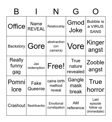 Digital Bingo Card
