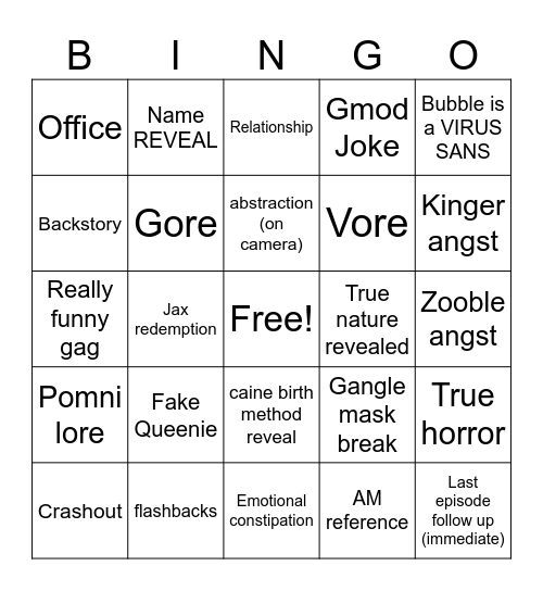 Digital Bingo Card