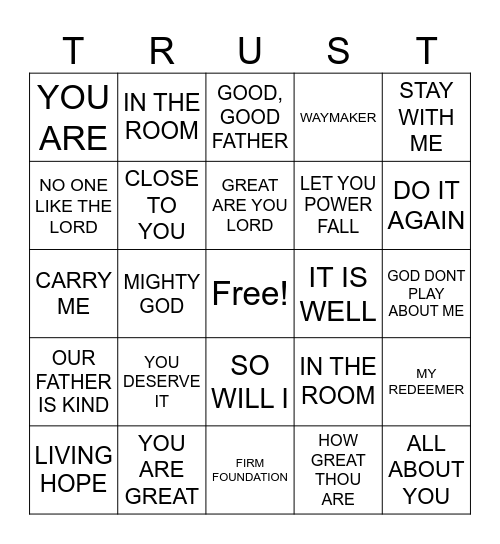 WCC WOMEN MINISTRY Bingo Card