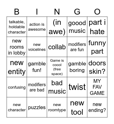 Pressure Biiiiiingo! Bingo Card