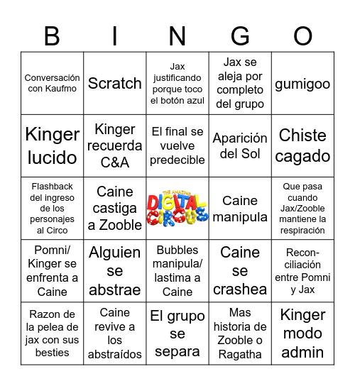 TADC Bingo Card