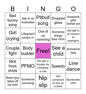 FINNS Bingo Card