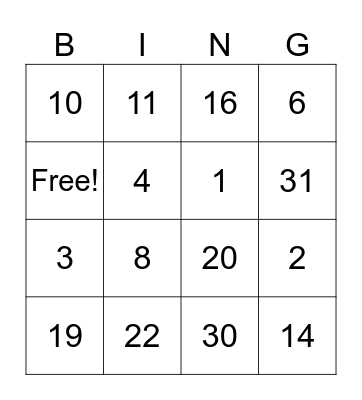 safety & health at work Bingo Card