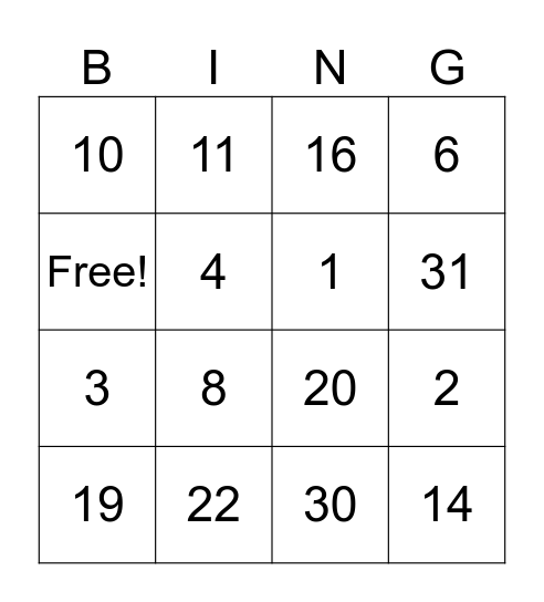 safety & health at work Bingo Card
