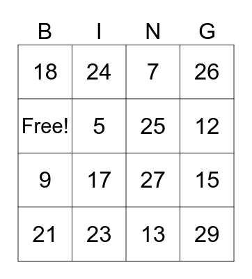 safety & health at work Bingo Card