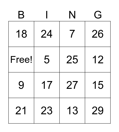 safety & health at work Bingo Card