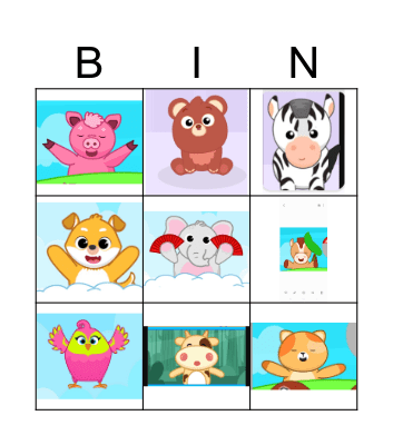 Farm or wild Bingo Card