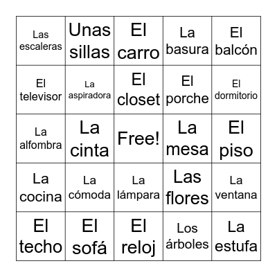 LOTERIA Bingo Card