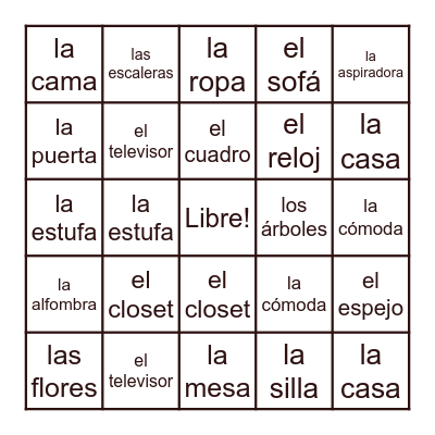 LOTERIA! Bingo Card