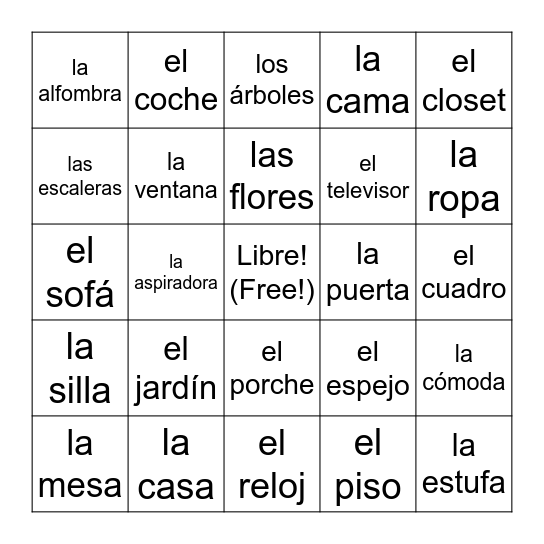 LOTERIA - BINGO Card