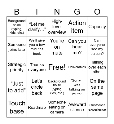 CX&I BINGO! Bingo Card