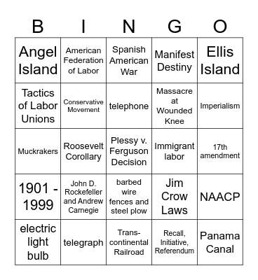 11 - 14 Review Bingo Card