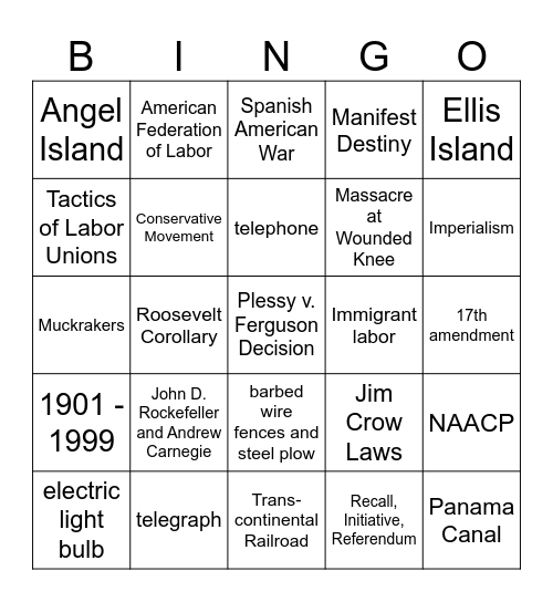 11 - 14 Review Bingo Card