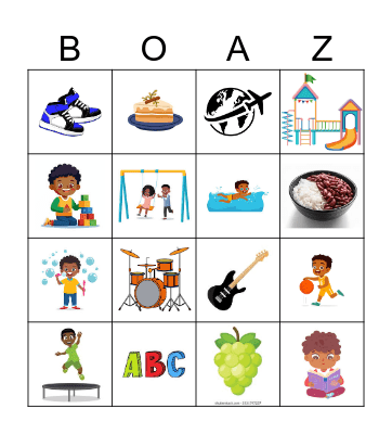 4th B-Day BINGO Card