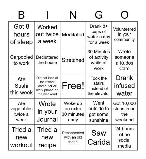 Physician Administration Bingo Card