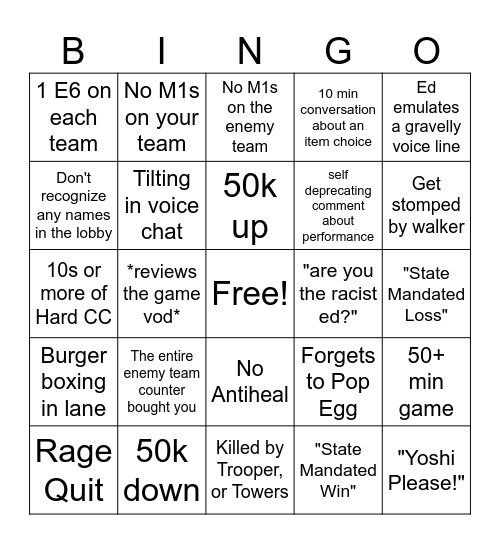 The Morning Match Bingo Board Bingo Card