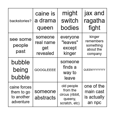 ᴛᴀᴅᴄ ʙɪɴɢᴏ Bingo Card
