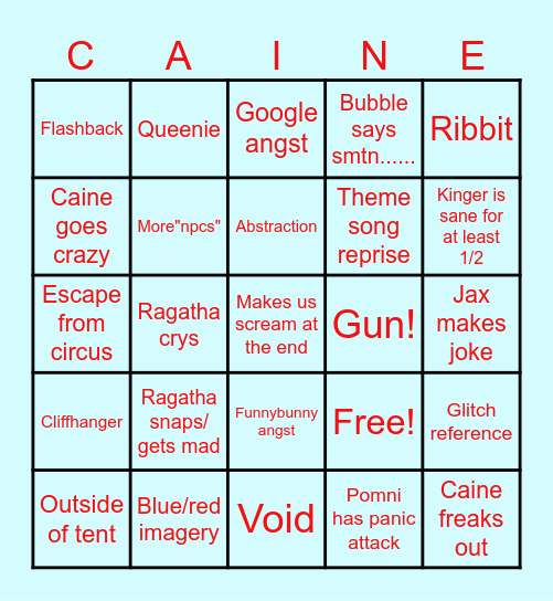 Tadc ep8 bingo Card