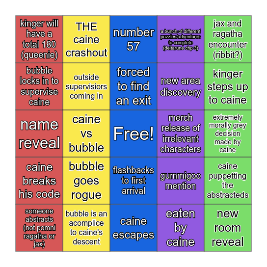 TADC EPISODE 8 BBBBINGO Card