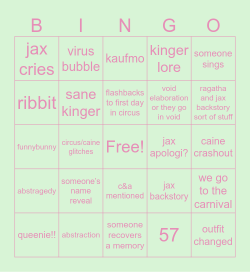 The Amazing Digital Bingo!! Bingo Card