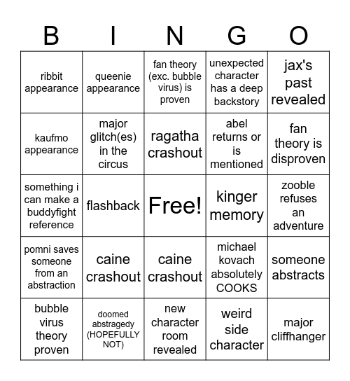 tadc8 bingo Card