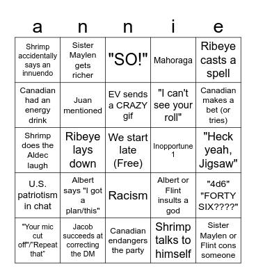 grup b Bingo Card