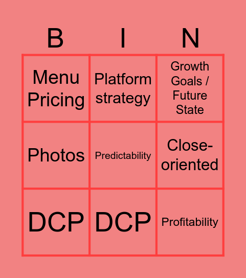 DashWave Discovery BINGO Card