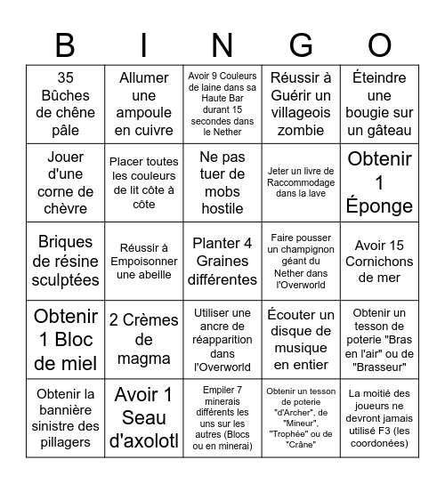 Bingo Historeaz Bingo Card