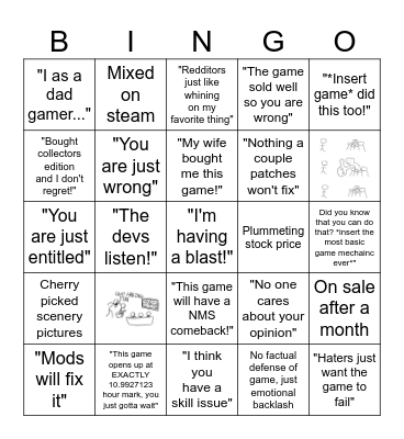 Game Of Generation Bingo Card