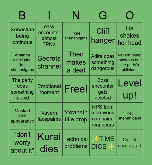 Fracture BINGO! Bingo Card