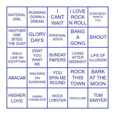 G2 MARCH 26 Bingo Card