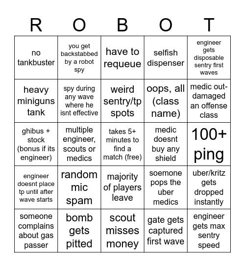 Mann VS Machine#2 2026 (remake) Bingo Card