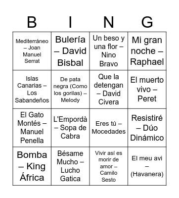 SANT VICENÇ 2026 Bingo Card