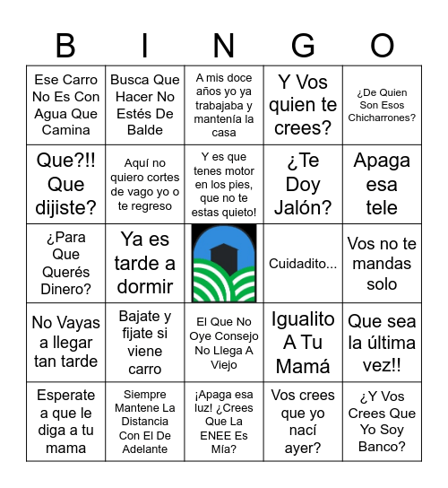 DIA DEL PADRE FINCA Bingo Card