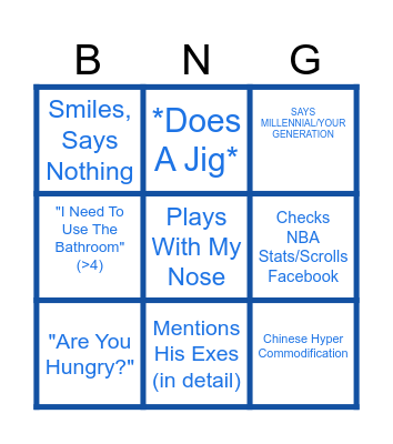 DANIEL BINGO Card