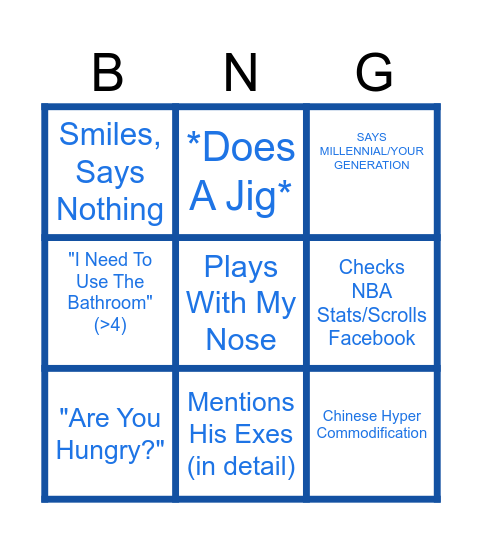 DANIEL BINGO Card