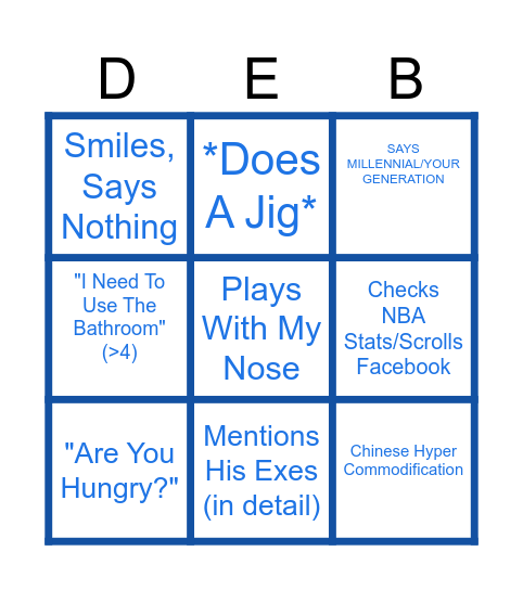 DANIEL BINGO Card