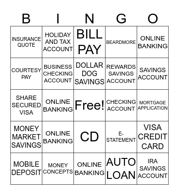 RIVERMARK BINGO Card