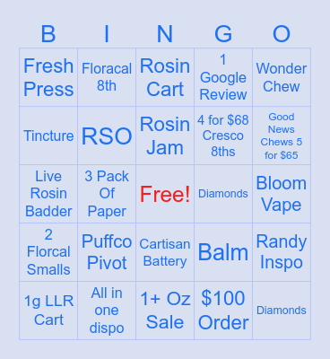 ITS BINGO TIME Bingo Card