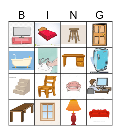 The house Bingo Card
