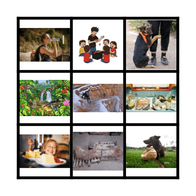 Vocabulary Bingo Card