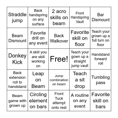iTeam Black Bingo Card